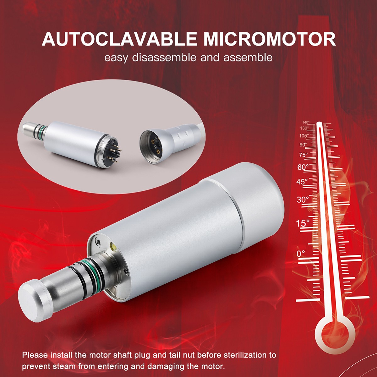 Dental Electric Micromotor Brushless Micro Motor LED/ 1:1/1:5 /16:1 Handpiece