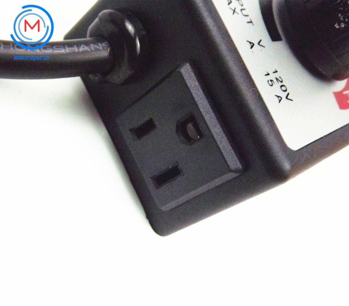 For Router Fan Variable Speed Controller Electric Motor Rheostat AC 120V NEW
